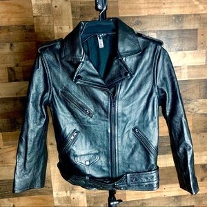 Divided by H&M Black Faux Leather Jacket